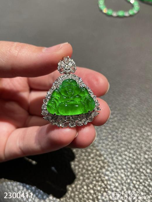 老坑玻璃黄阳佛公 92999【2300411】 商品图2