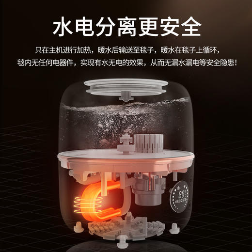 【已下架】bokuk/伯可福 双人水暖电热毯 安全无辐射恒温家用除湿[福利品] 商品图2