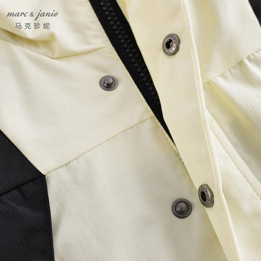 马克珍妮春装新款 男童拼色风衣外套 儿童上衣220020 商品图3
