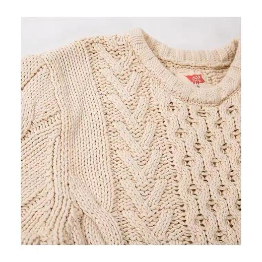 国棉壹厂01190219/复古渔夫绞花毛衣VintageRepublic 商品图1