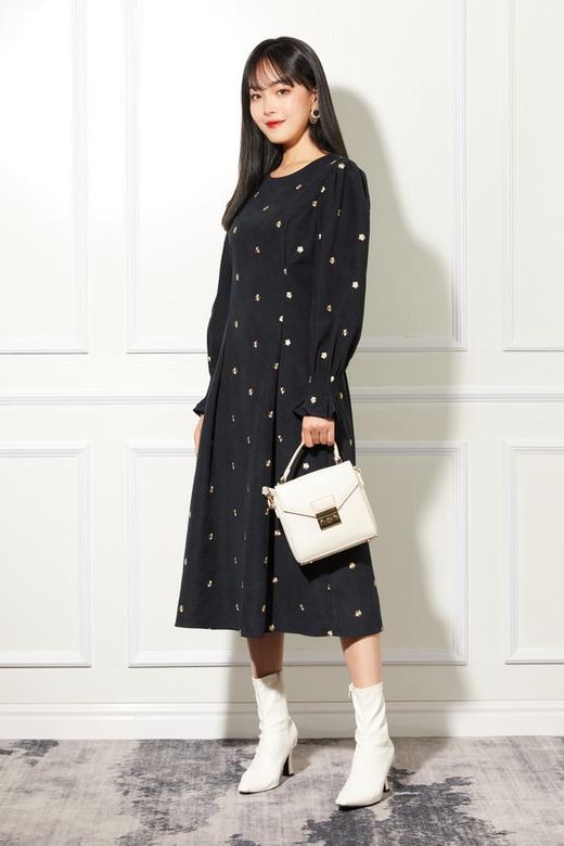 amadella 精致绣花复古连衣裙 10866 商品图0