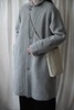 evam eva灰色米白羊毛大衣 商品缩略图1