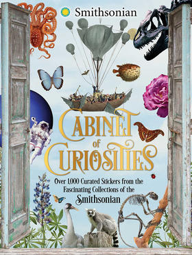 珍奇之柜 来自史密森尼博物馆迷人藏品 贴纸书 英文原版 Cabinet of Curiosities