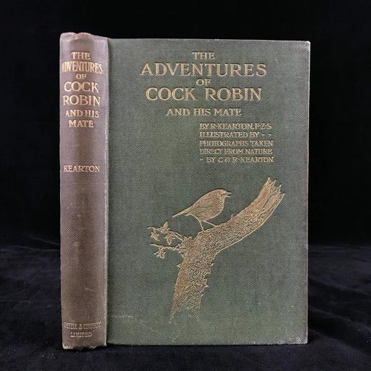 含藏书票！1904年 基尔顿《知更鸟历险记》 120余幅插图 漆布精装32开 商品图0