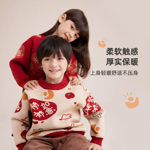 【软糯厚实包芯纱】柿柿如意毛衣PDMY2236 商品图2