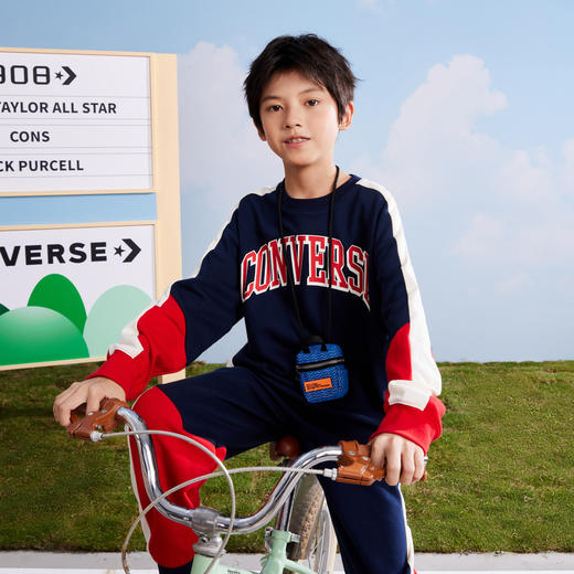 CONVERSE 春 大童小童 卫衣套装 CNVB-T8-D699 商品图2