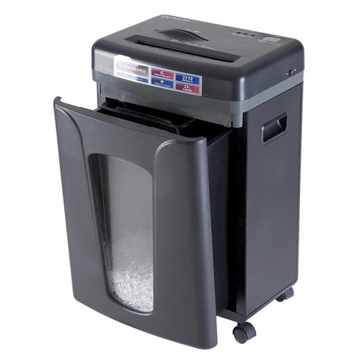 齐心 S3506 不卡纸系列双入口碎纸机 2×10mm/8张纸/22L/双入口/续航10分钟 商品图2