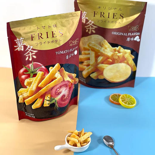 马马妈薯条网红休闲解馋香脆条办公膨化食品儿童薯片零食小吃76g 商品图0