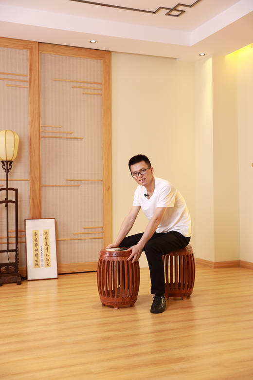 红桥红  家具严选  缅甸花梨（大果紫檀）【48 石面 直棂式鼓凳】 商品图9