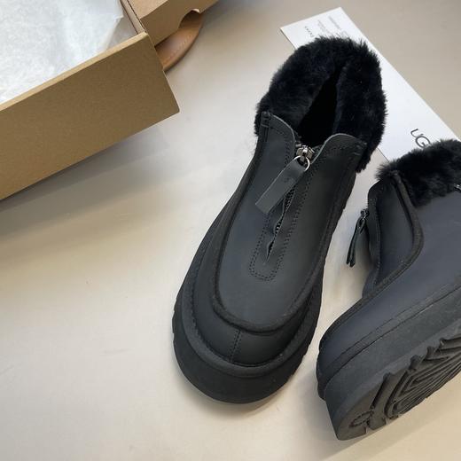 【女款】河南桑坡雪地靴 方克特厚底拉链短靴雪地靴低筒皮毛一体 35-40码 商品图7