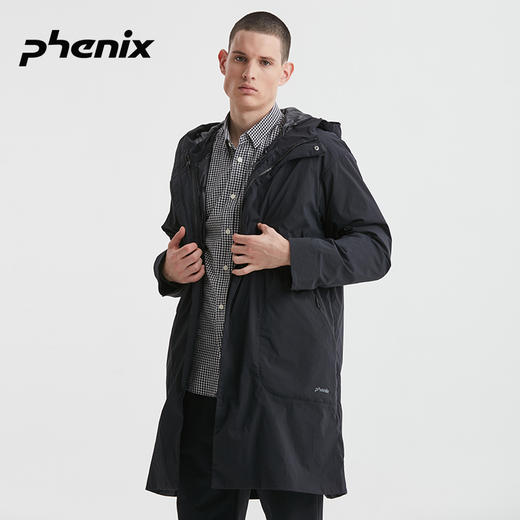 phenix菲尼克斯 URBAN 羽绒服男防风防泼水长款羽绒服PH952OT22 商品图0