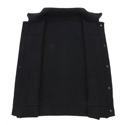 一口价【新款DBJ】大依优型大码男装加肥加大码针织衫双面呢男士开衫外套胖子加厚上衣 商品图4