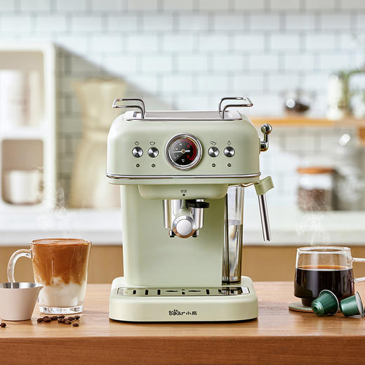 【小程序】小熊咖啡机 KFJ-E12Q5 绿色 冲制咖啡 商品图8