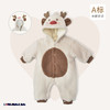 【买衣送鞋】婴儿棉衣冬装羊羔绒麋鹿爬爬服洋气2022新款加棉宝宝连体外出服 商品缩略图5