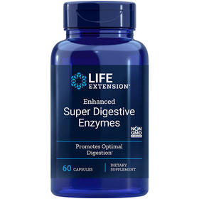 沿寿LIFE EXTENSION Super Digestive Enzymes 消化酶60粒