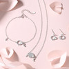 【小羊咩】镂空小羊纯银星月微镶耳钉【JHY-E000469B】 商品缩略图2