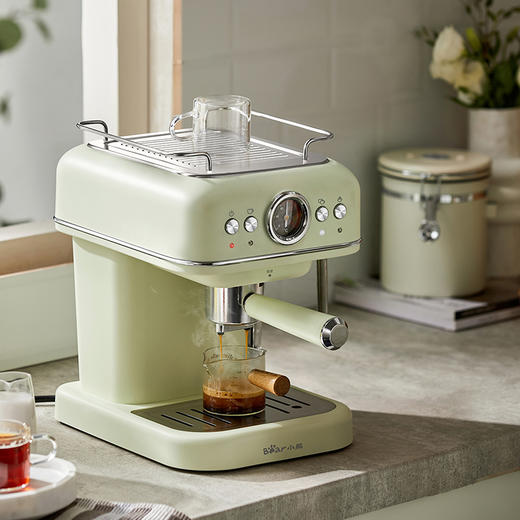 【小程序】小熊咖啡机 KFJ-E12Q5 绿色 冲制咖啡 商品图5