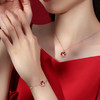 「四款可选！S925银兔年礼盒装」萌趣星兔玛瑙项链女S925银小众设计国潮中秋节兔子锁骨链时尚饰品 商品缩略图1