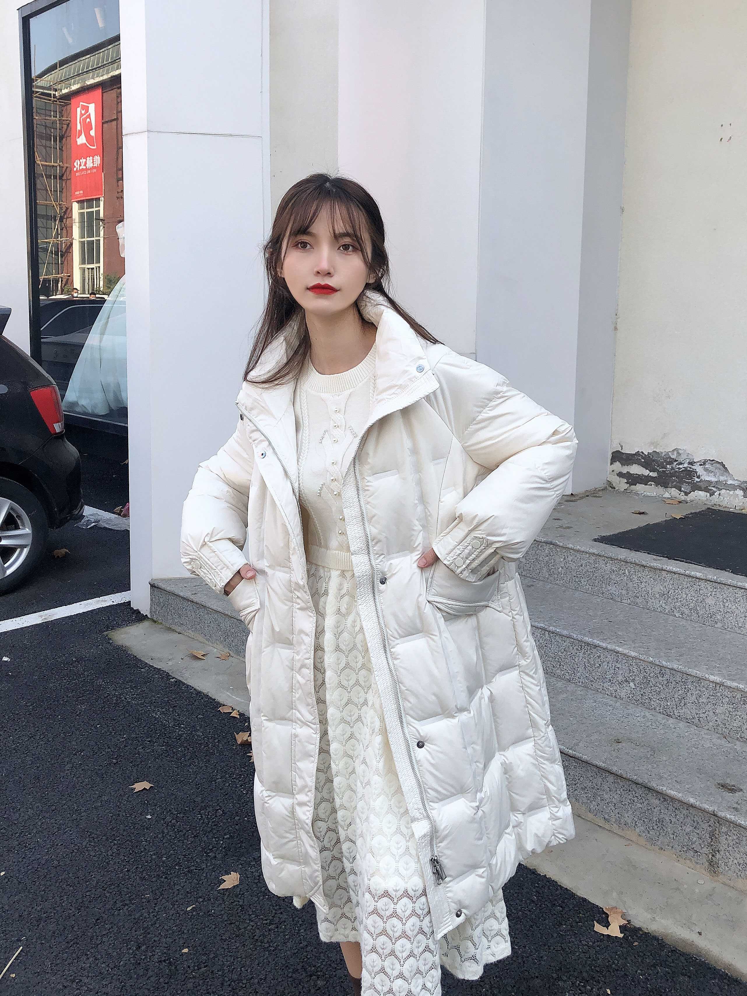 p&x设计师女装 2022冬季新款 长款羽绒服 822424574 - 乐周px旗舰店