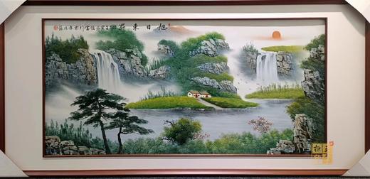 新彩山水瓷板画 商品图4