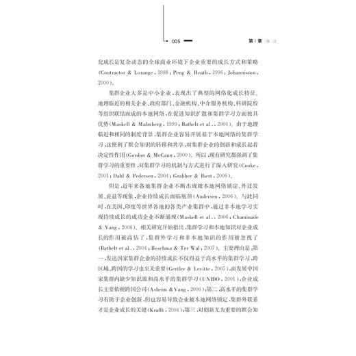 超集群学习与集群企业持续成长机制：创新搜寻视角的研究/邬爱其/方仙成/浙江大学出版社 商品图5