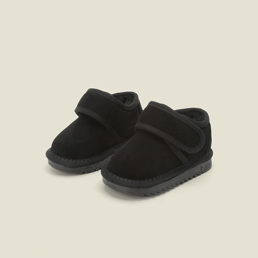 麦布熊儿童鞋纯色雪地靴学步鞋子男童短靴子冬季加绒女宝宝鞋韩版 商品图10