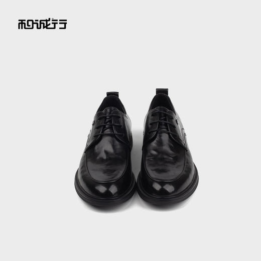 和诚行 2023春季新款系带牛皮商务皮鞋男休闲透气正装皮鞋1370072 商品图3