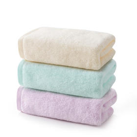棉之爱超细无捻毛巾33*70cm（颜色随机）