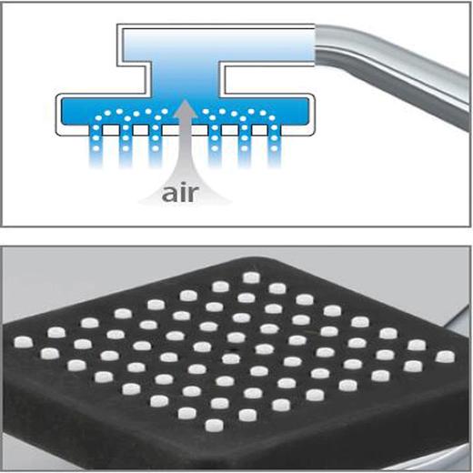 KVK原装进口空气注入淋浴花洒ARB380 商品图2