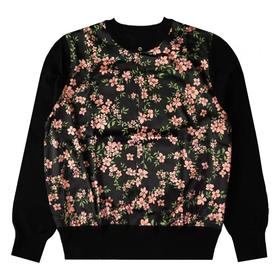 5F 住利安时尚羊毛桑蚕丝印花打底衫