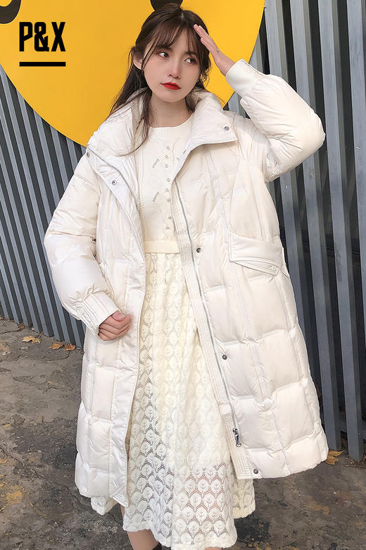 P&X设计师女装 2022冬季新款 长款羽绒服 822424574 商品图4