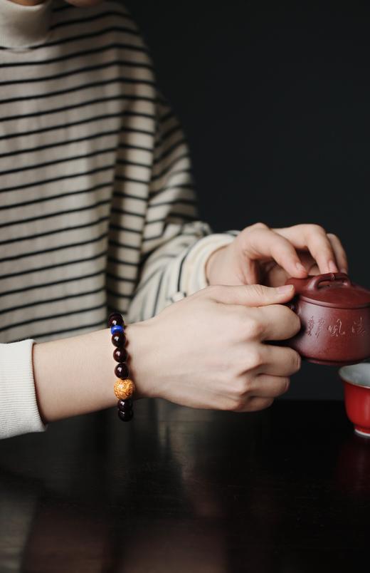 【青山特惠】原创12mm*14颗 小叶紫檀 心清  精美手串 y2 商品图7