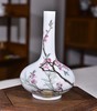 粉彩翠竹桃花报春瓶 商品缩略图0