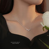 【百川】S925银几何V形极简不规则项链【YXS-A2763】 商品缩略图1