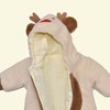 【买衣送鞋】婴儿棉衣冬装羊羔绒麋鹿爬爬服洋气2022新款加棉宝宝连体外出服 商品缩略图1