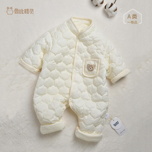 【婴儿可爱连体衣】秋冬装棉衣服男女宝宝冬季婴幼童服加厚外出棉袄加绒外套保暖 商品图0