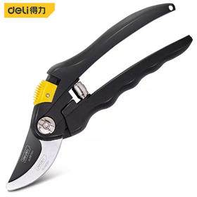 得力DL580201修枝剪8"特氟龙刀头(黑)