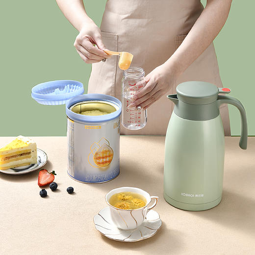 康巴赫小红点家用保温壶白色/绿色 商品图9