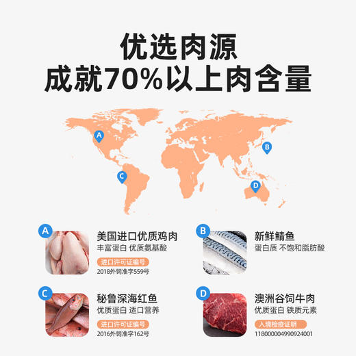 江小傲全阶全价无谷猫粮牛肉配方增肥发腮营养天然鲜肉猫粮500g/袋 商品图4