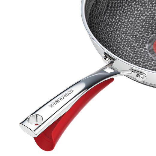 康巴赫红点感温轻厨抗菌双面蜂窝炒锅32cm 商品图10