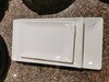 白瓷长方浅盘 商品缩略图0