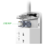 得力T18283延长线插座3+3组合孔+3USB-2m 商品缩略图1
