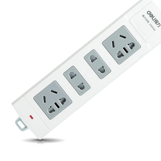 得力T18293移动式插座-无线(白) 商品图2