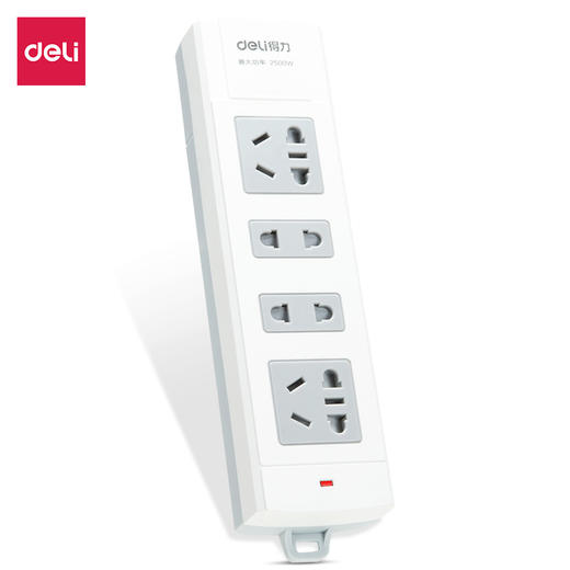 得力T18293移动式插座-无线(白) 商品图0