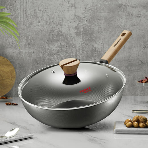康巴赫无涂层防锈炒锅32cm 商品图0