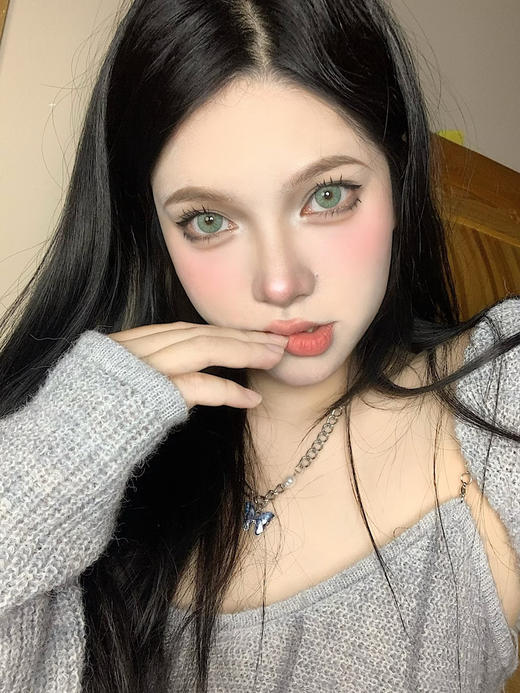 <月抛大直径>SUMMERBABY-蛇目绿-14.5mm【0-800度 无525/575】 商品图8