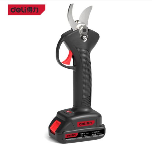 得力DL582020无刷锂电修枝剪20V25mm(红) 商品图0