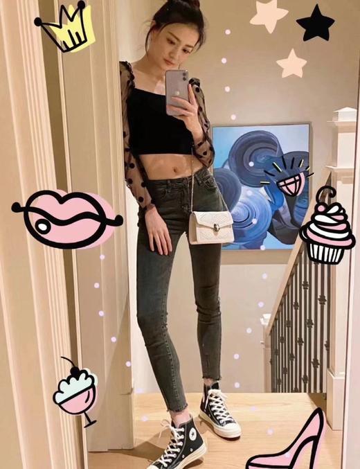 SP-68 灰色不加绒灰色加绒黑色加绒黑色不加绒 均码（80-140斤）超级显瘦魔术裤 商品图6