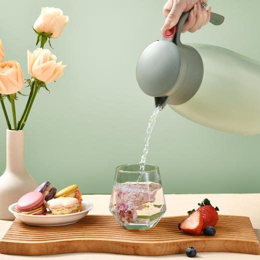 康巴赫小红点家用保温壶白色/绿色 商品图3