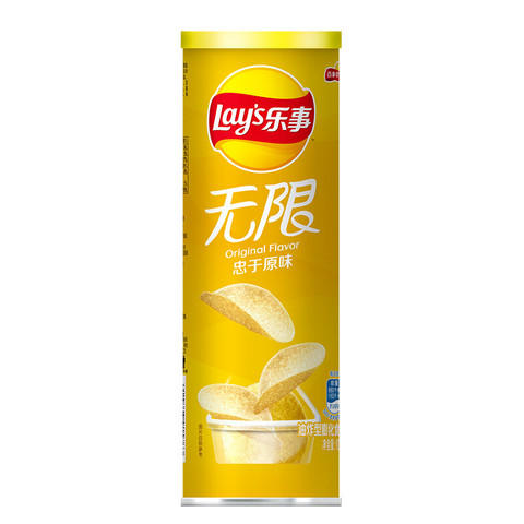 乐事罐装薯片忠于醇香原味104g 商品图0